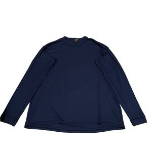 VTG 90s Patagonia Capilene Men XXL Long Sleeve Hiking Running Shirt Blue USA